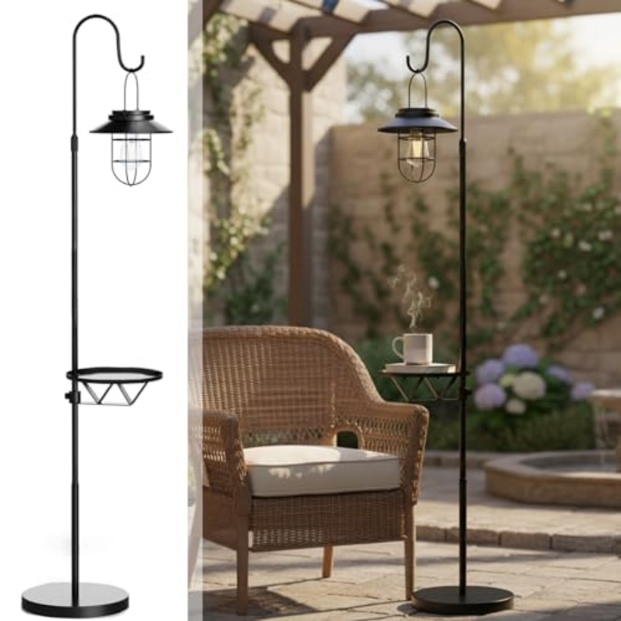 Solar-Stehlampe mit Tisch, 60  – Outdoor Lighting Waterproof Bewertung und Preis