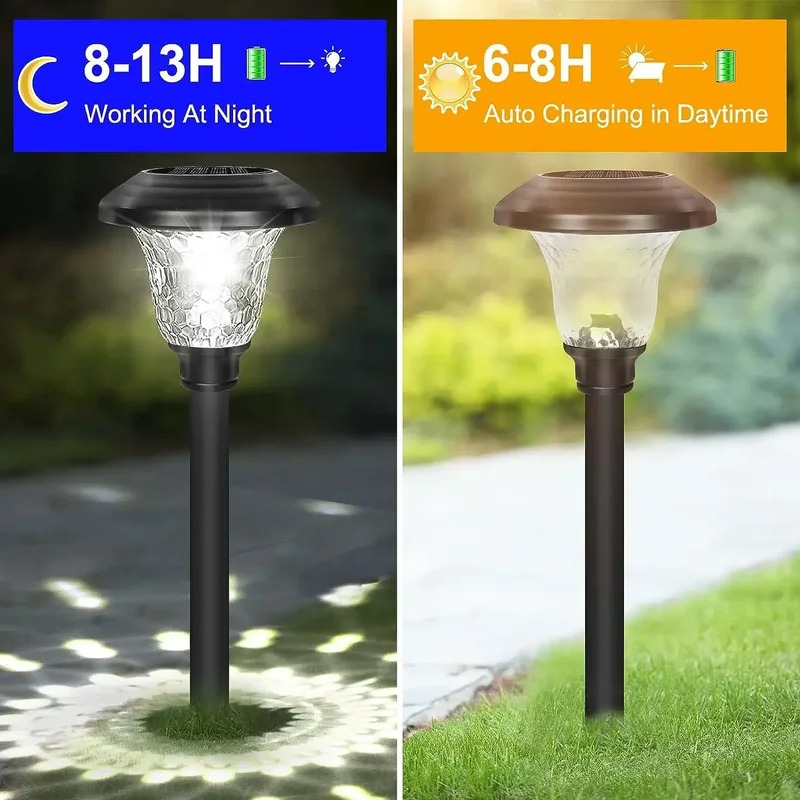 Solar-Wegebeleuchtung für den  – Outdoor Lighting Pathway Bewertung und Preis