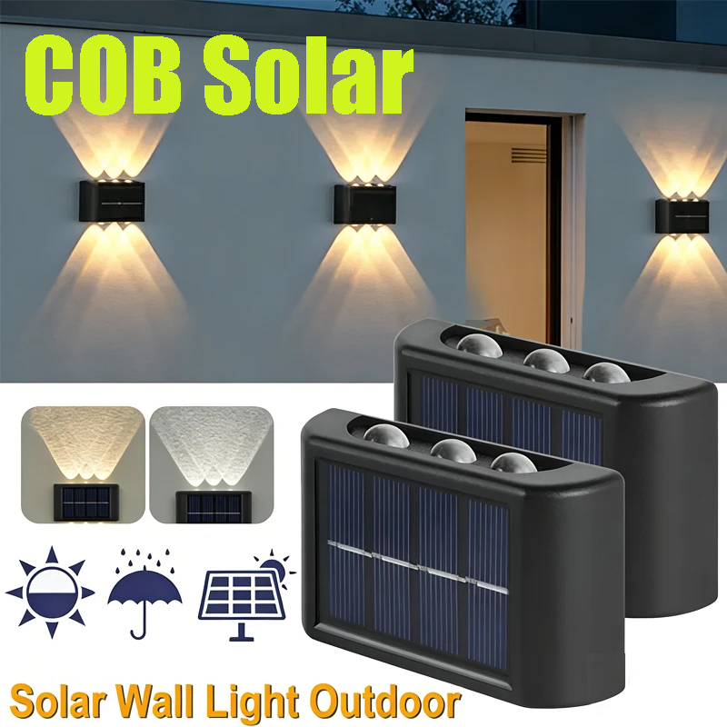 COB Solar-Wandleuchte für Auße – Outdoor Lighting And Landscape Bewertung und Preis