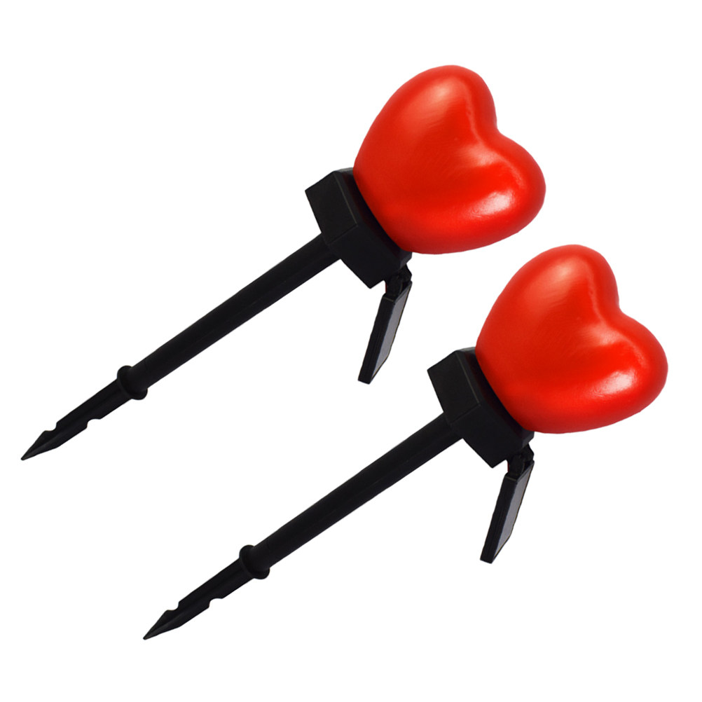2 Stück Dekorative Herz-Solarl – Outdoor Lighting Pathway Bewertung und Preis