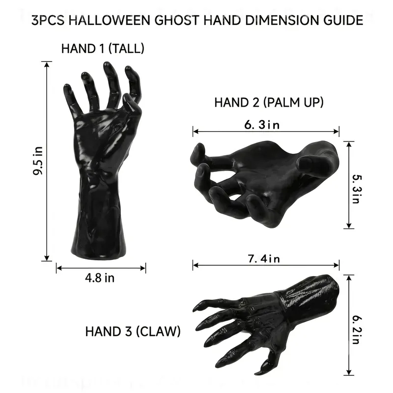 3 Stück Halloween-Wanddekorati – Outdoor Lighting Black Bewertung und Preis