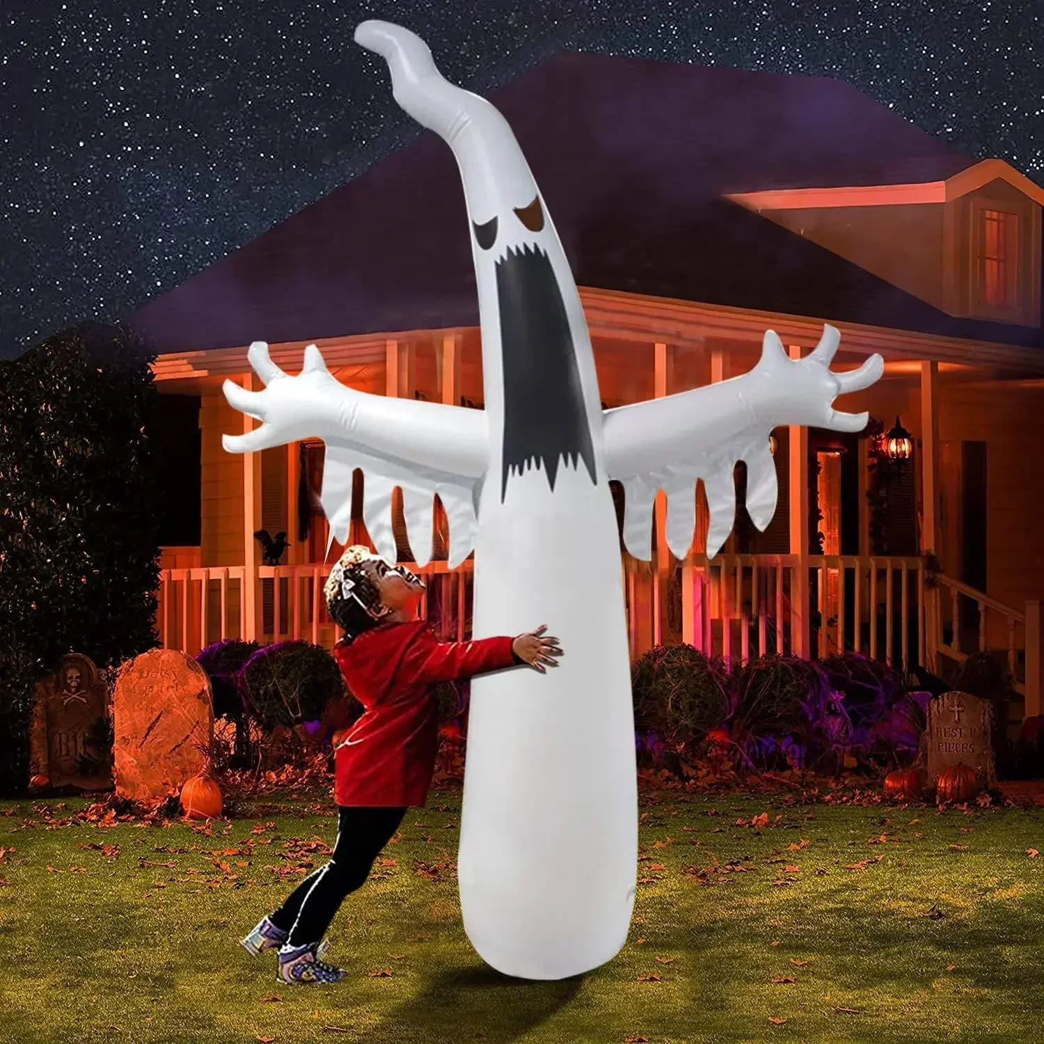 Halloween aufblasbarer gruseli – Outdoor Lighting Effects Bewertung und Preis