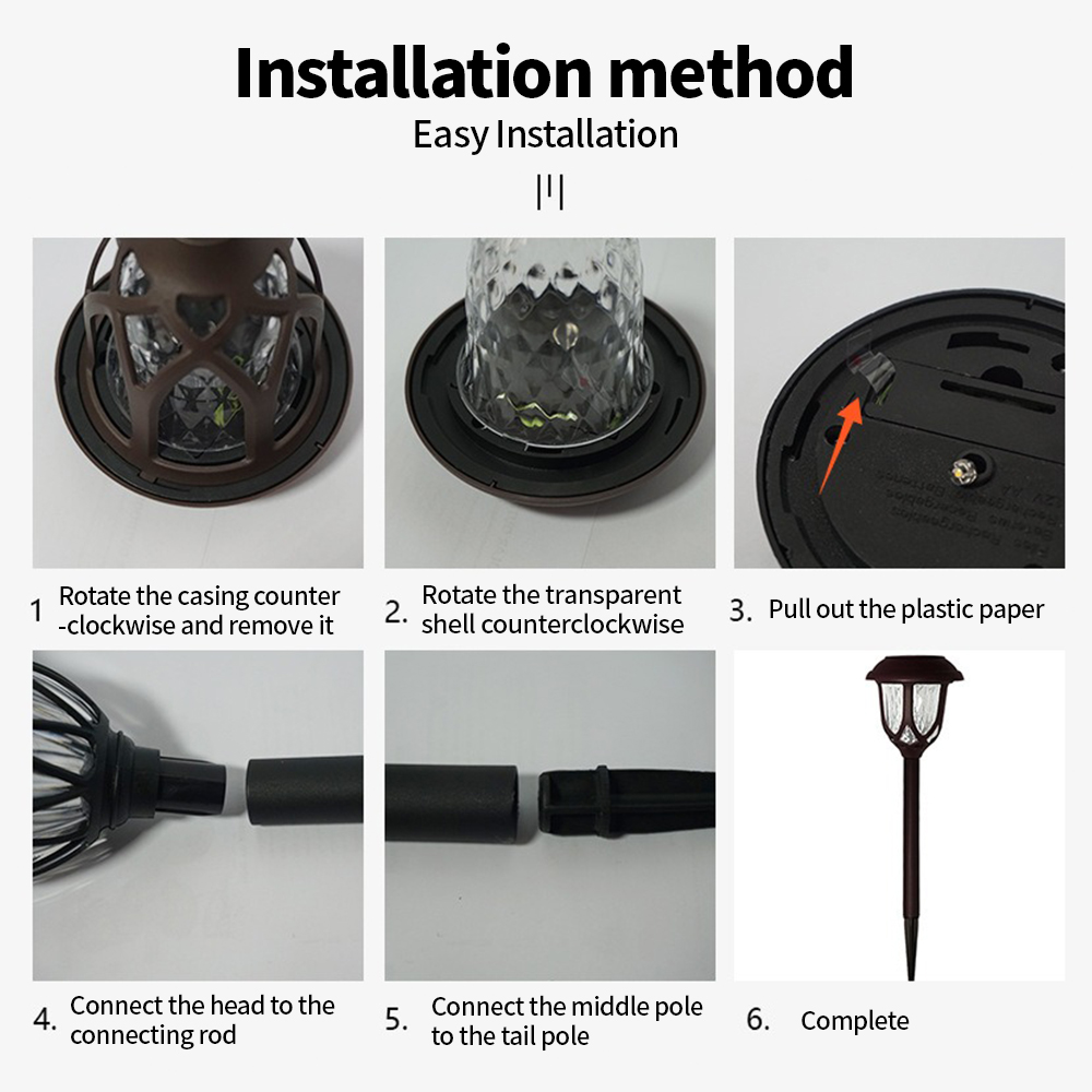 LED-Solar-Hoflampe, wasserdich – Outdoor Lighting Pathway Bewertung und Preis