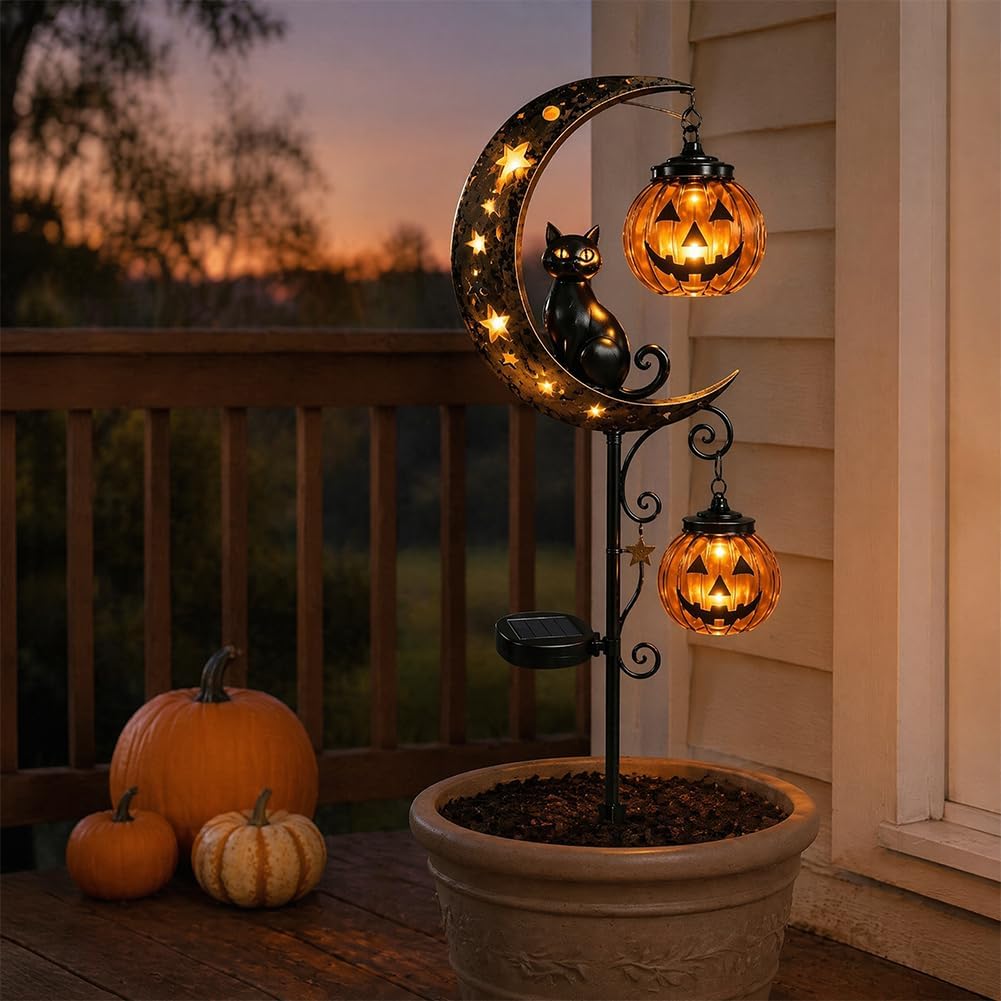 Solar-Halloween-Gartenleuchte  – Outdoor Lighting Black Bewertung und Preis