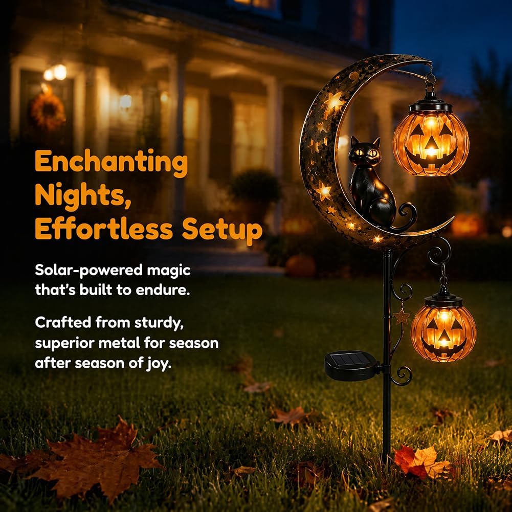Solar-Halloween-Gartenleuchte  – Outdoor Lighting Black Bewertung und Preis