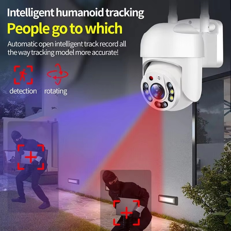Outdoor HD WLAN-Kamera 360 °   – Outdoor Lighting Track Bewertung und Preis