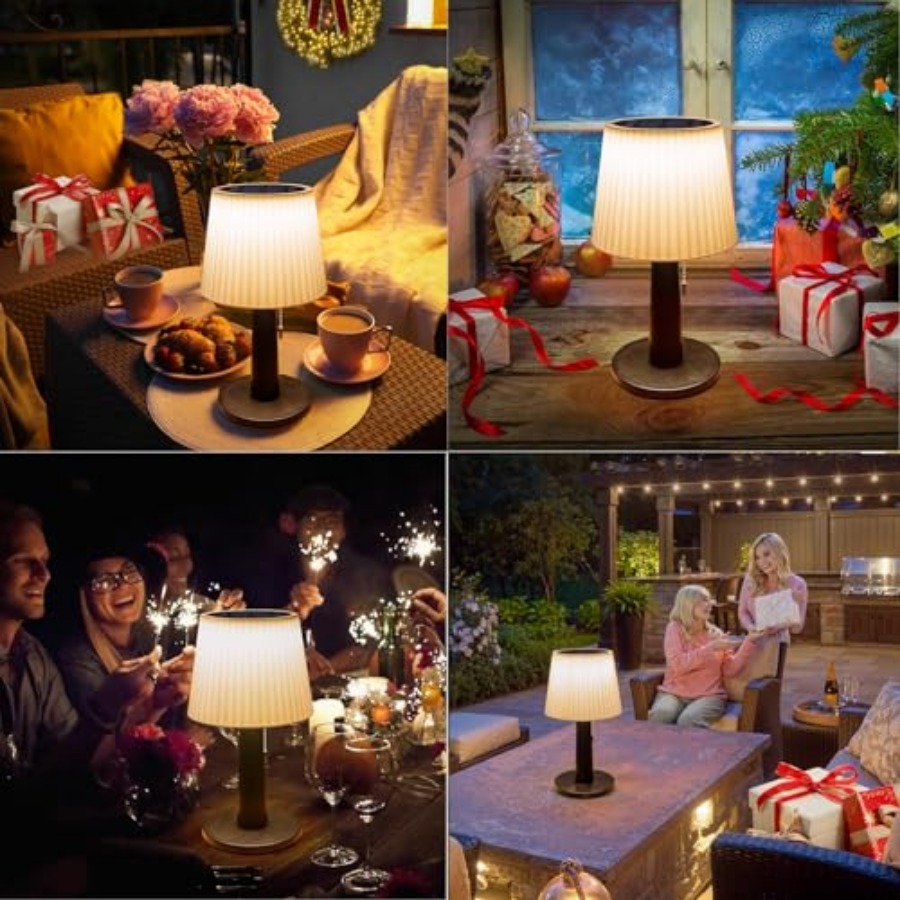 Solar-Tischlampen für draußen  – Outdoor Lighting Waterproof Bewertung und Preis