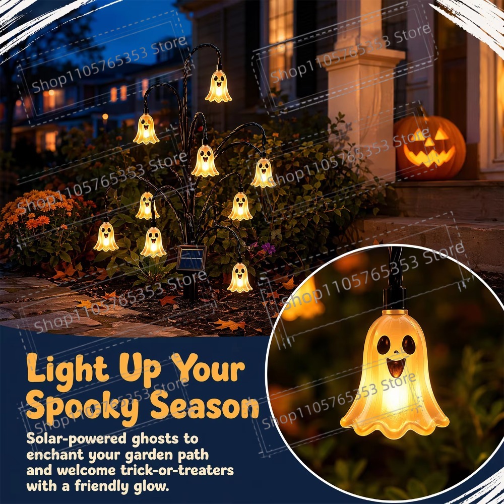 Halloween Solar-Laterne für de – Outdoor Lighting Pathway Bewertung und Preis