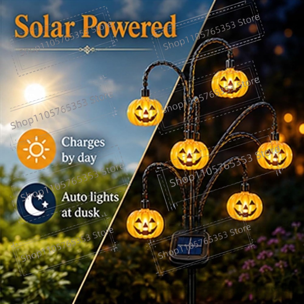 Halloween Solar-Laterne für de – Outdoor Lighting Pathway Bewertung und Preis