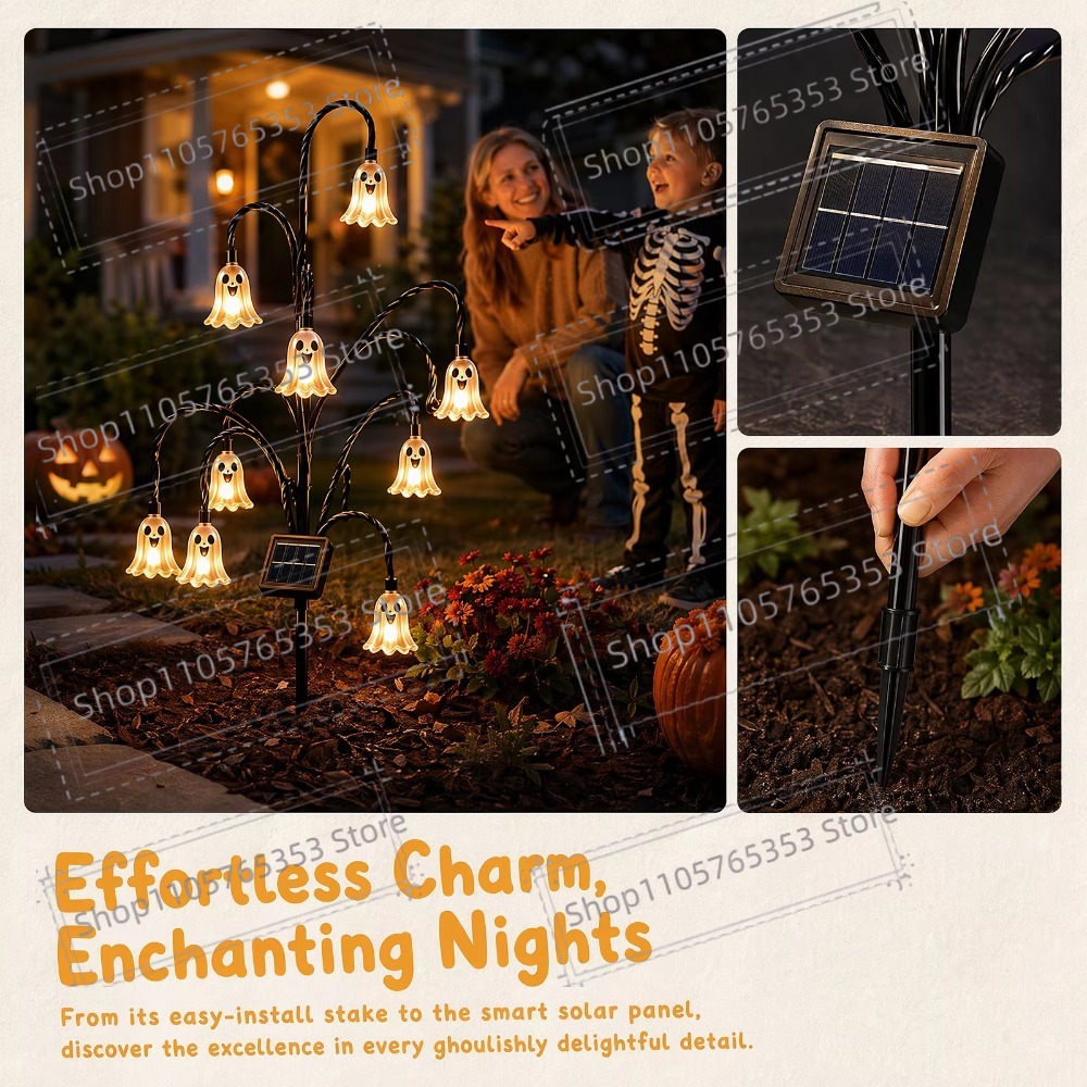 Halloween Solar-Laterne für de – Outdoor Lighting Pathway Bewertung und Preis