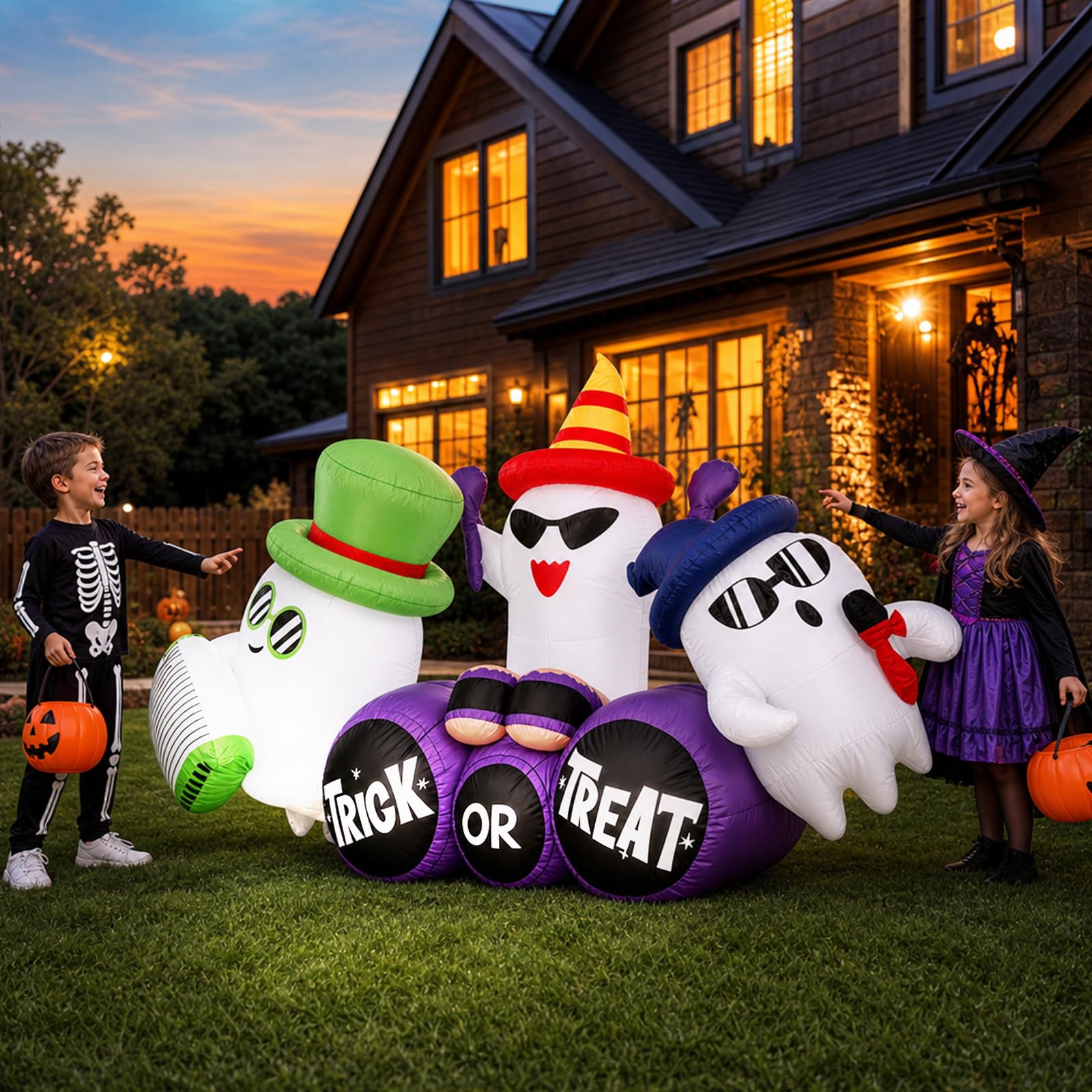 240 cm aufblasbare Halloween-G – Outdoor Lighting Effects Bewertung und Preis